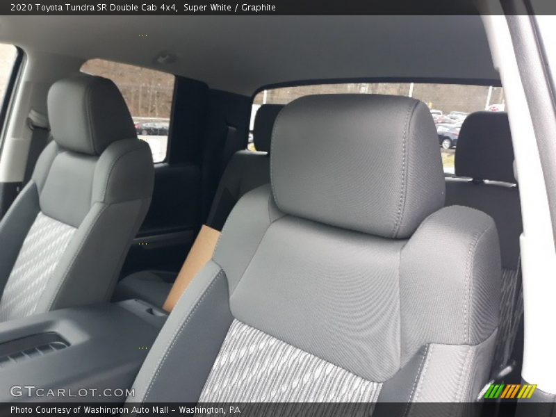 Super White / Graphite 2020 Toyota Tundra SR Double Cab 4x4