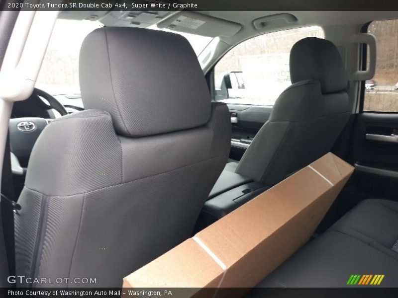Super White / Graphite 2020 Toyota Tundra SR Double Cab 4x4