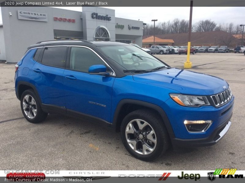 Laser Blue Pearl / Black 2020 Jeep Compass Limted 4x4