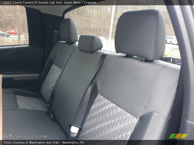 Super White / Graphite 2020 Toyota Tundra SR Double Cab 4x4