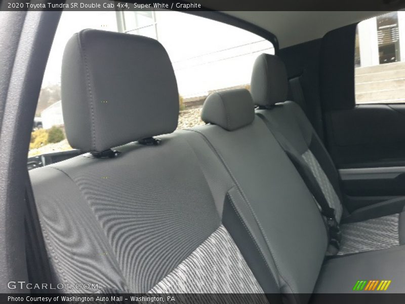 Super White / Graphite 2020 Toyota Tundra SR Double Cab 4x4