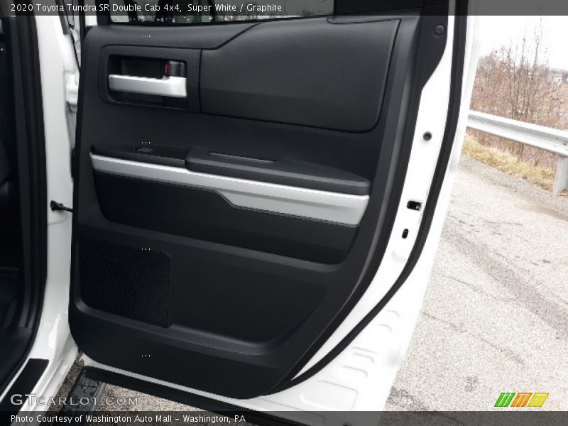 Super White / Graphite 2020 Toyota Tundra SR Double Cab 4x4