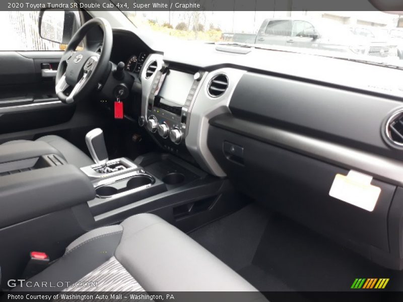 Super White / Graphite 2020 Toyota Tundra SR Double Cab 4x4