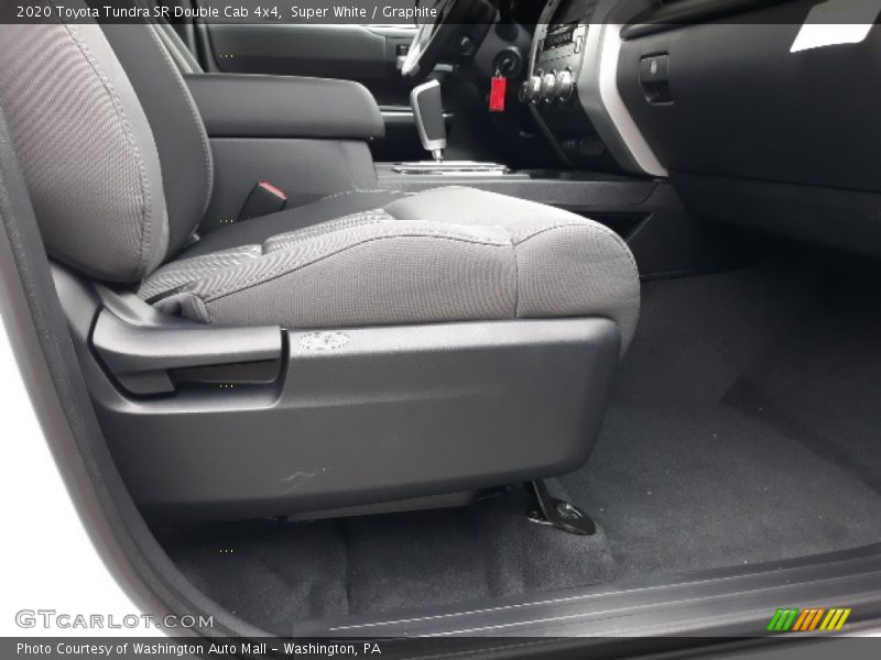 Super White / Graphite 2020 Toyota Tundra SR Double Cab 4x4
