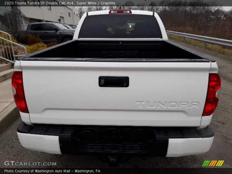 Super White / Graphite 2020 Toyota Tundra SR Double Cab 4x4