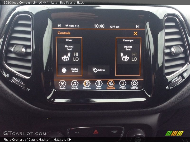 Laser Blue Pearl / Black 2020 Jeep Compass Limted 4x4