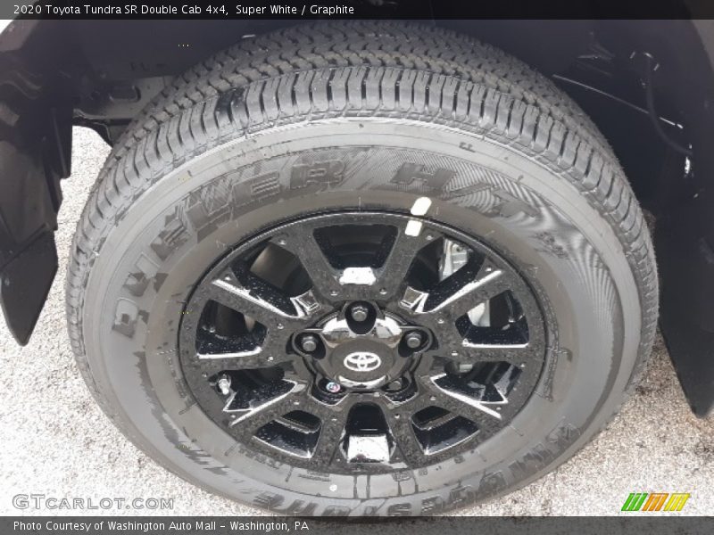 Super White / Graphite 2020 Toyota Tundra SR Double Cab 4x4