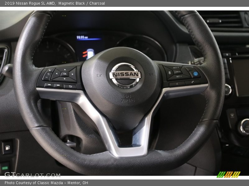 Magnetic Black / Charcoal 2019 Nissan Rogue SL AWD