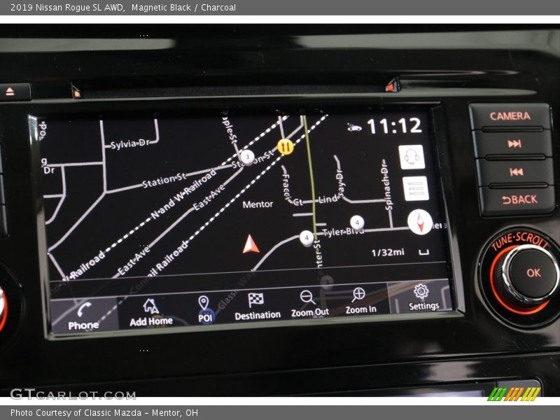 Magnetic Black / Charcoal 2019 Nissan Rogue SL AWD