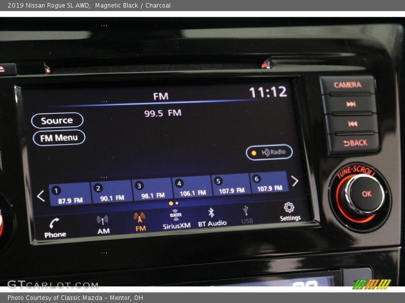 Magnetic Black / Charcoal 2019 Nissan Rogue SL AWD