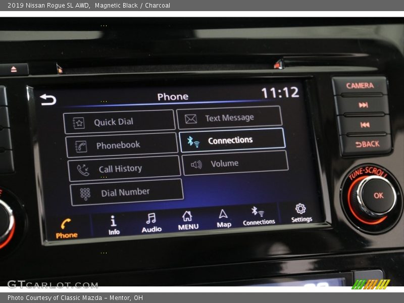 Magnetic Black / Charcoal 2019 Nissan Rogue SL AWD