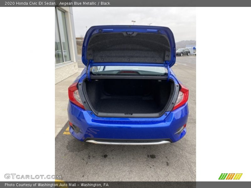 Aegean Blue Metallic / Black 2020 Honda Civic EX Sedan