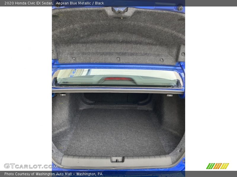Aegean Blue Metallic / Black 2020 Honda Civic EX Sedan