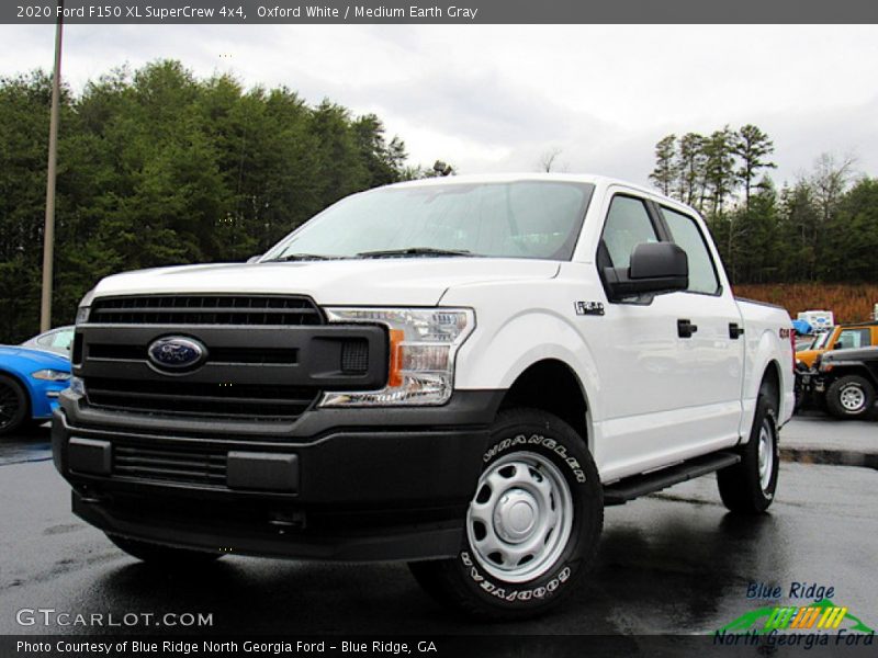 Oxford White / Medium Earth Gray 2020 Ford F150 XL SuperCrew 4x4