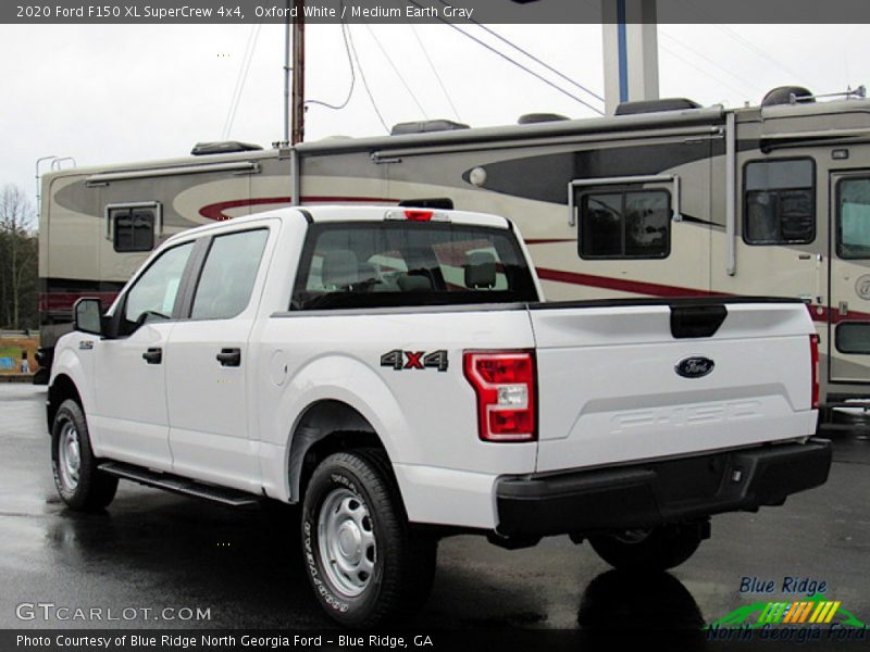 Oxford White / Medium Earth Gray 2020 Ford F150 XL SuperCrew 4x4