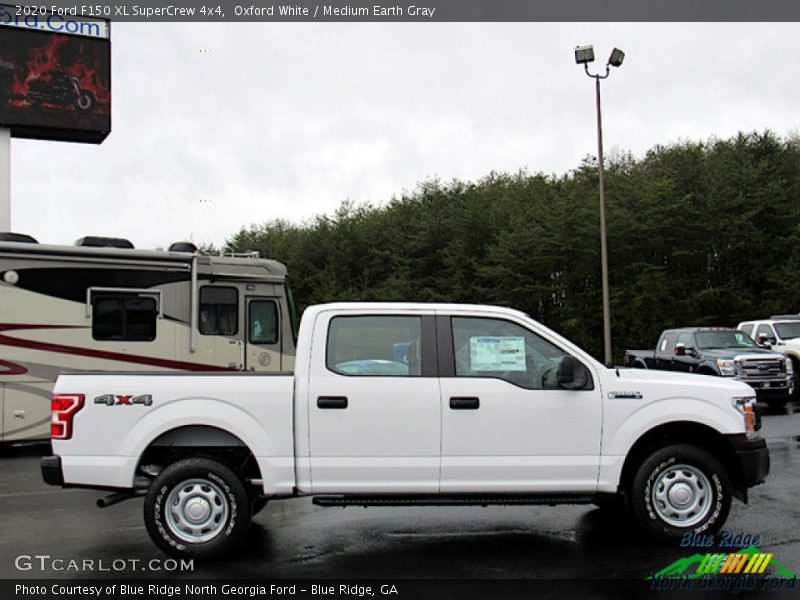 Oxford White / Medium Earth Gray 2020 Ford F150 XL SuperCrew 4x4