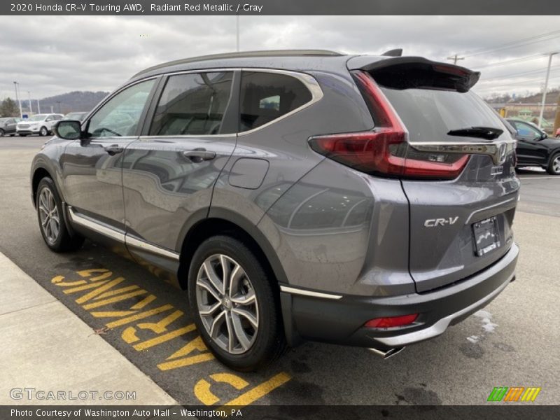 Radiant Red Metallic / Gray 2020 Honda CR-V Touring AWD