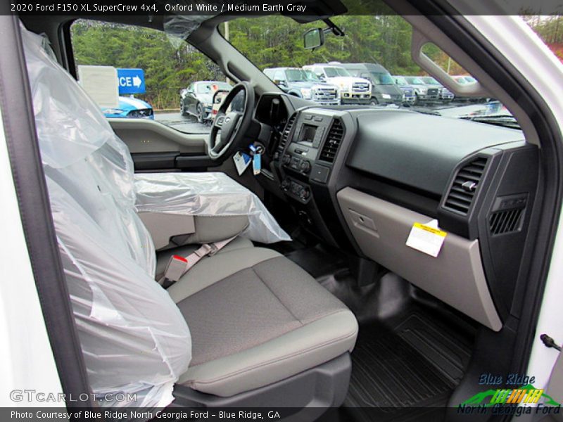 Oxford White / Medium Earth Gray 2020 Ford F150 XL SuperCrew 4x4