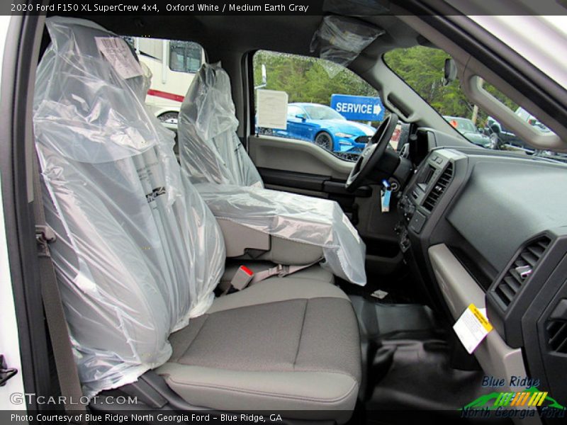 Oxford White / Medium Earth Gray 2020 Ford F150 XL SuperCrew 4x4