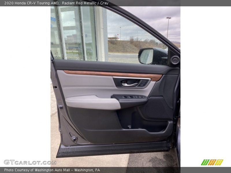Radiant Red Metallic / Gray 2020 Honda CR-V Touring AWD