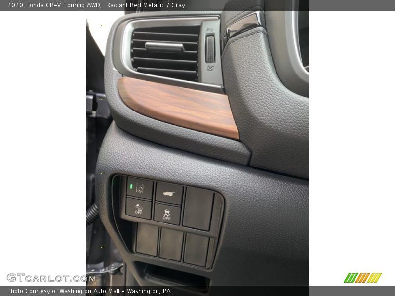 Radiant Red Metallic / Gray 2020 Honda CR-V Touring AWD