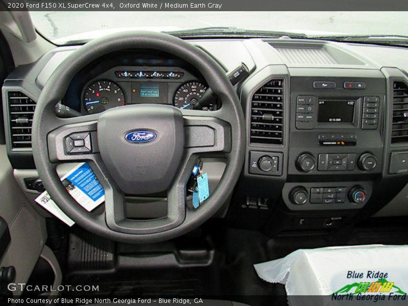 Oxford White / Medium Earth Gray 2020 Ford F150 XL SuperCrew 4x4