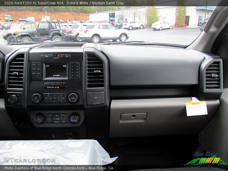 Oxford White / Medium Earth Gray 2020 Ford F150 XL SuperCrew 4x4