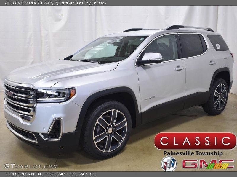 Quicksilver Metallic / Jet Black 2020 GMC Acadia SLT AWD