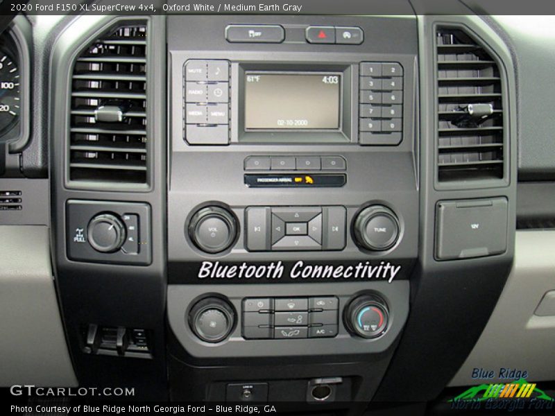 Oxford White / Medium Earth Gray 2020 Ford F150 XL SuperCrew 4x4