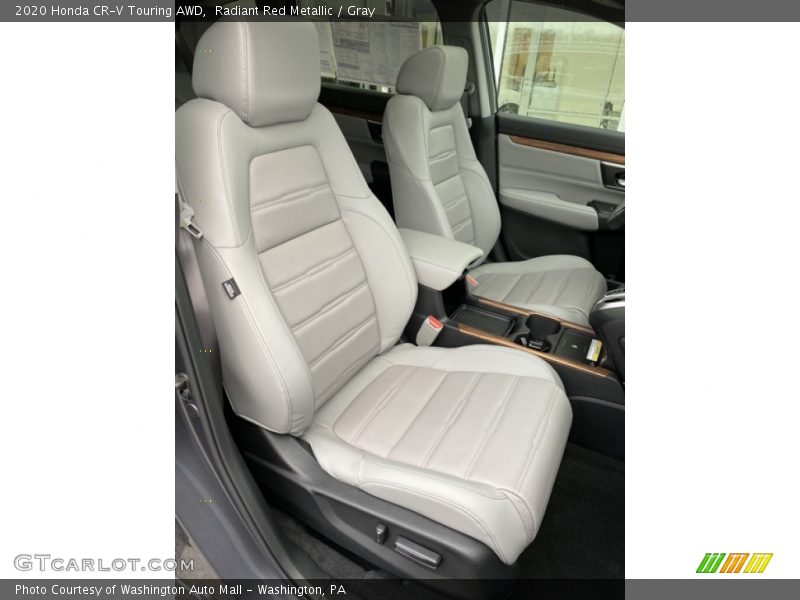 Radiant Red Metallic / Gray 2020 Honda CR-V Touring AWD