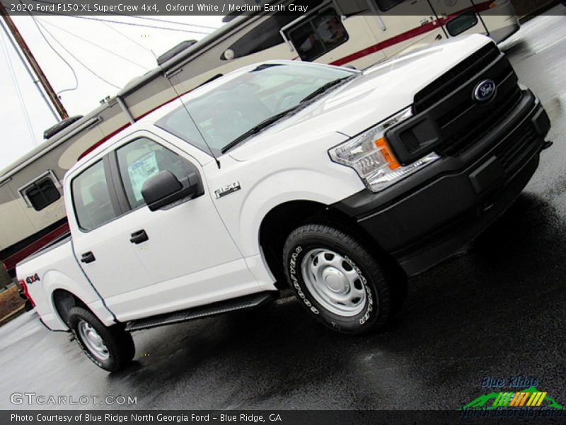 Oxford White / Medium Earth Gray 2020 Ford F150 XL SuperCrew 4x4