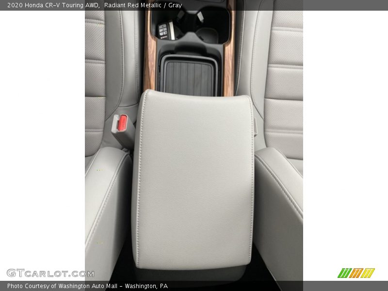 Radiant Red Metallic / Gray 2020 Honda CR-V Touring AWD