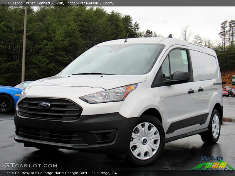 Ingot Silver Metallic / Ebony 2020 Ford Transit Connect XL Van