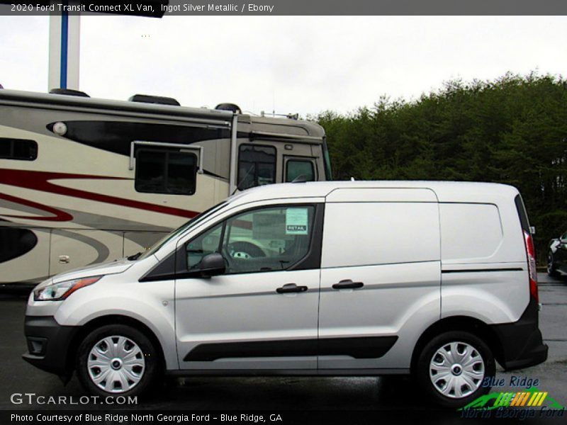 Ingot Silver Metallic / Ebony 2020 Ford Transit Connect XL Van