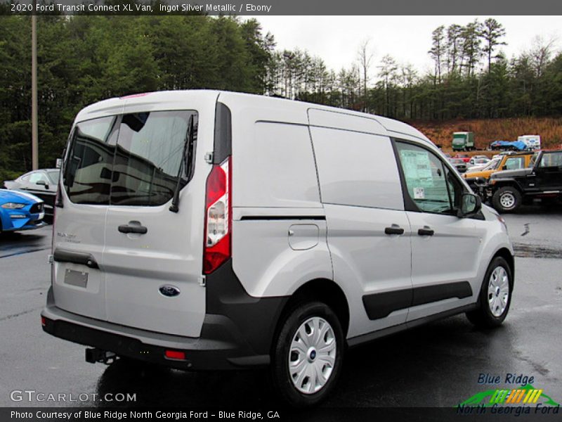 Ingot Silver Metallic / Ebony 2020 Ford Transit Connect XL Van