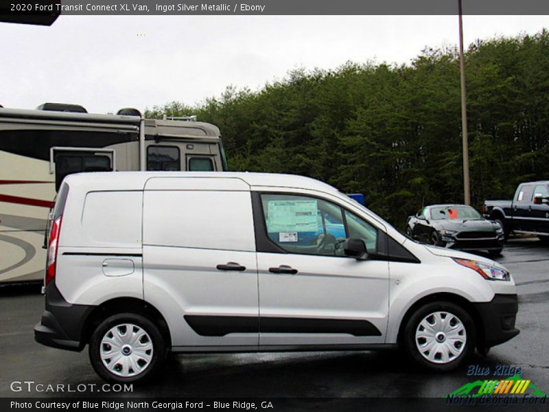 Ingot Silver Metallic / Ebony 2020 Ford Transit Connect XL Van