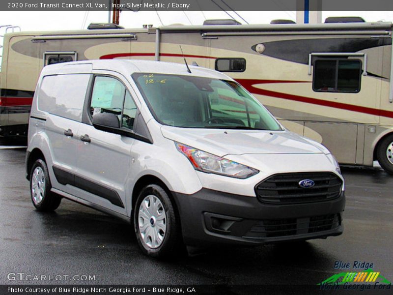Ingot Silver Metallic / Ebony 2020 Ford Transit Connect XL Van