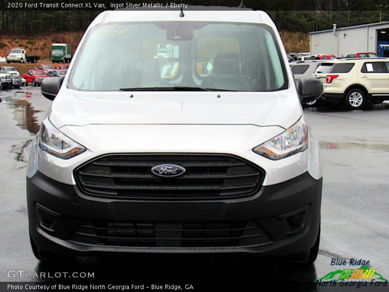 Ingot Silver Metallic / Ebony 2020 Ford Transit Connect XL Van