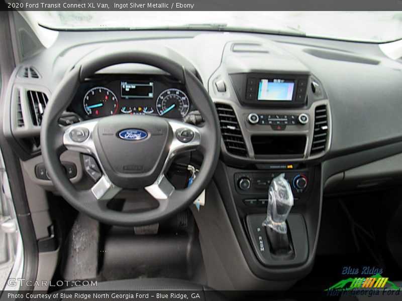 Ingot Silver Metallic / Ebony 2020 Ford Transit Connect XL Van