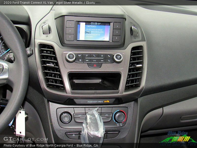 Ingot Silver Metallic / Ebony 2020 Ford Transit Connect XL Van