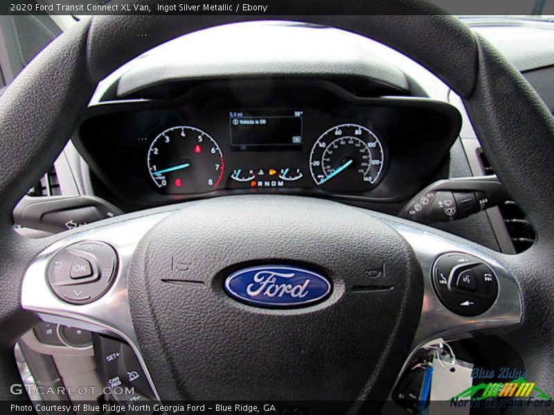 Ingot Silver Metallic / Ebony 2020 Ford Transit Connect XL Van