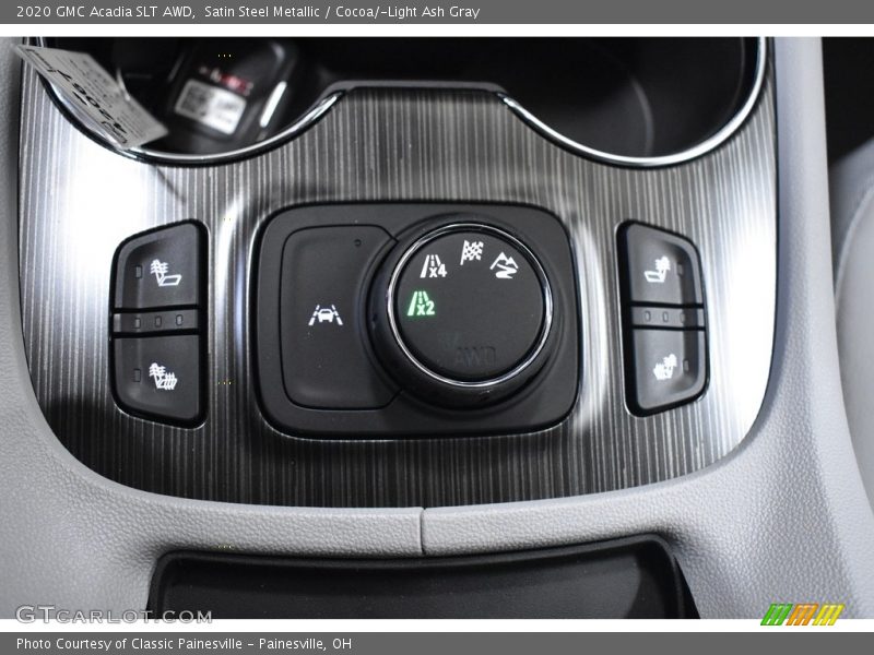 Satin Steel Metallic / Cocoa/­Light Ash Gray 2020 GMC Acadia SLT AWD