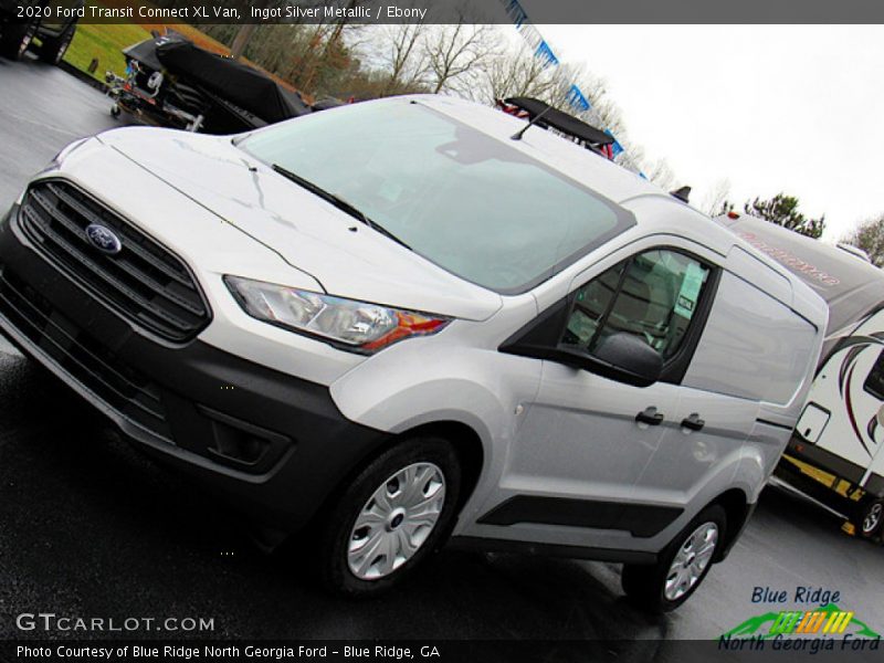Ingot Silver Metallic / Ebony 2020 Ford Transit Connect XL Van
