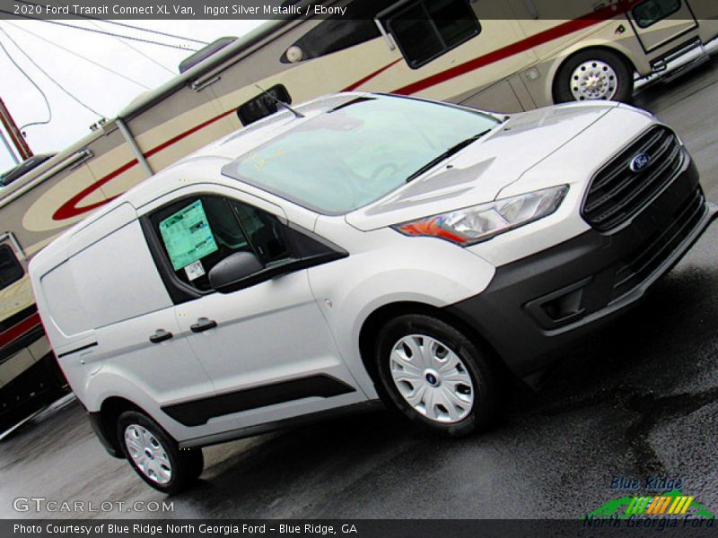 Ingot Silver Metallic / Ebony 2020 Ford Transit Connect XL Van