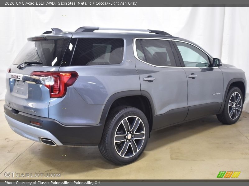 Satin Steel Metallic / Cocoa/­Light Ash Gray 2020 GMC Acadia SLT AWD