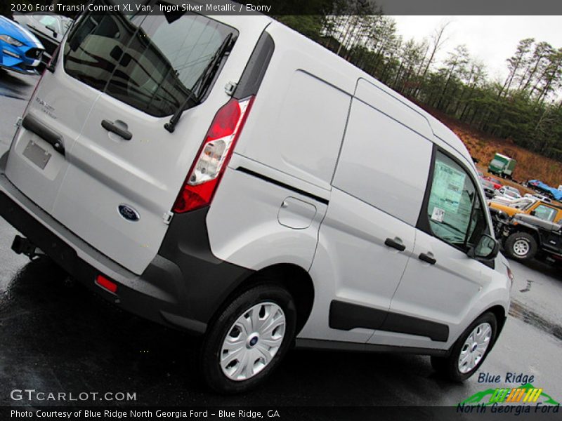Ingot Silver Metallic / Ebony 2020 Ford Transit Connect XL Van