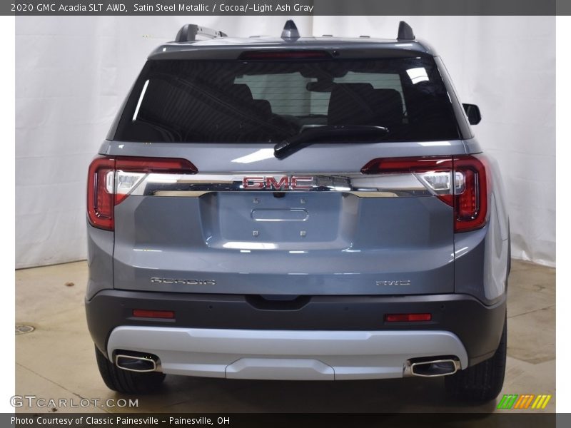 Satin Steel Metallic / Cocoa/­Light Ash Gray 2020 GMC Acadia SLT AWD
