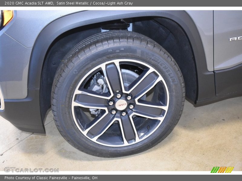 Satin Steel Metallic / Cocoa/­Light Ash Gray 2020 GMC Acadia SLT AWD