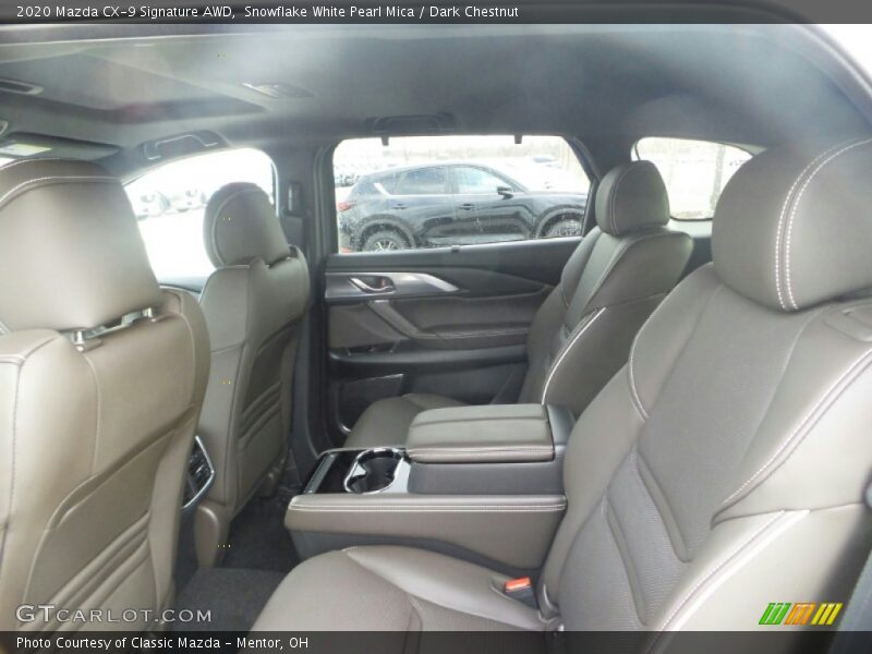 Snowflake White Pearl Mica / Dark Chestnut 2020 Mazda CX-9 Signature AWD