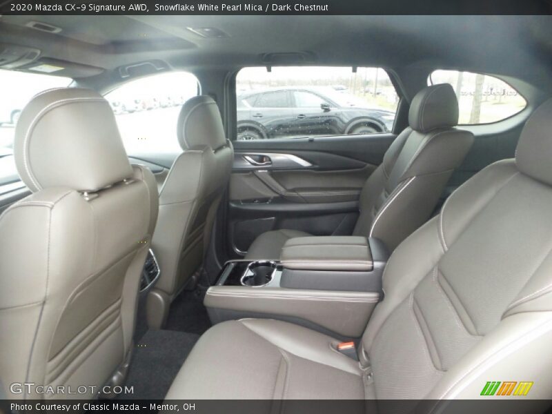 Snowflake White Pearl Mica / Dark Chestnut 2020 Mazda CX-9 Signature AWD
